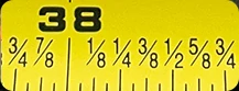 Indicator with fractions